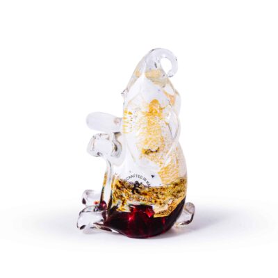 Hand Blown Glass Elephant