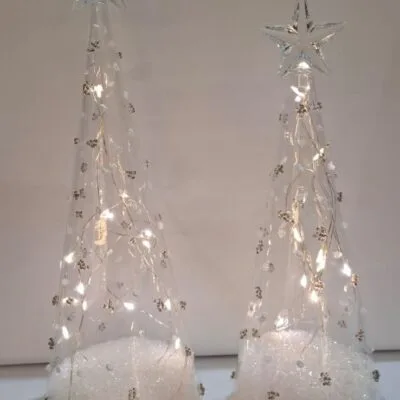 Clear LED Shard Tree