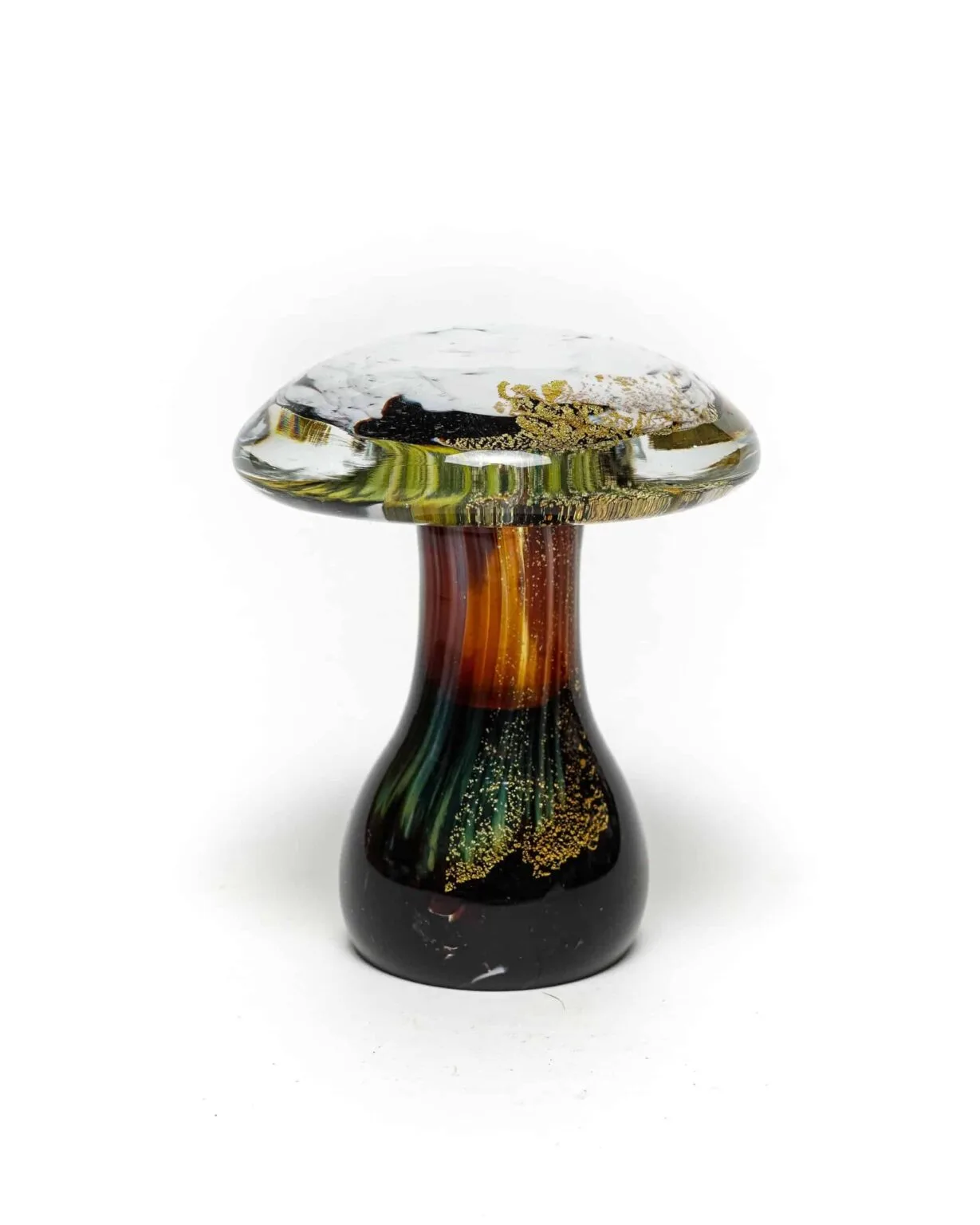 Hand Blown Glass Mushroom