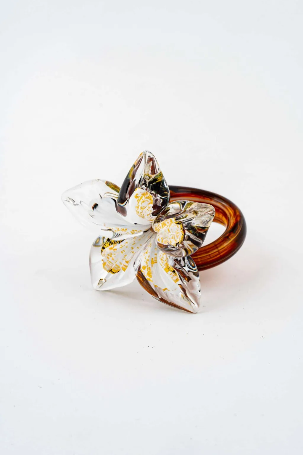 Glass Flower Napkin Holders - Image 3