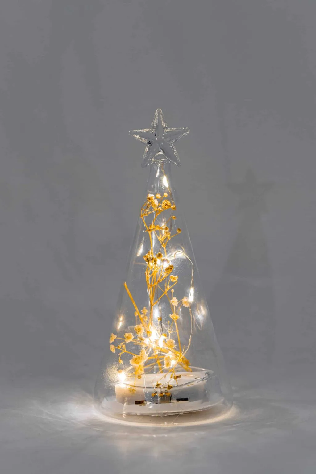 LED Christmas Tree with Flower Branch - Image 2