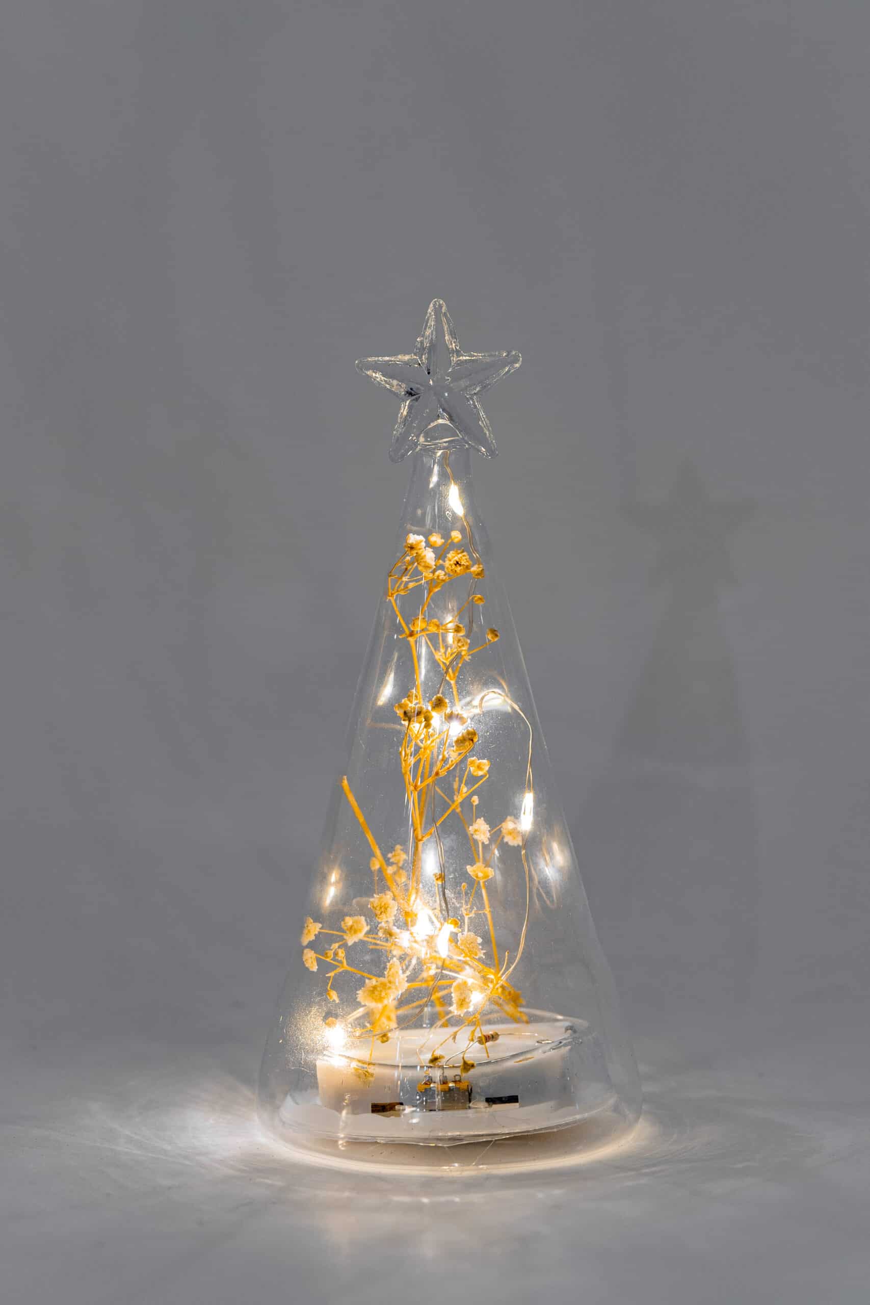 LED Christmas Tree with Flower Branch - Image 2