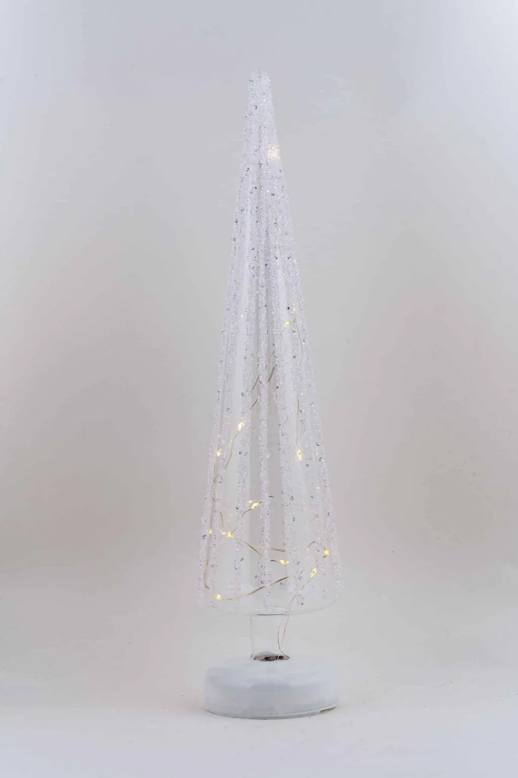 LED Christmas Tree with Vertical White Shards - Image 2