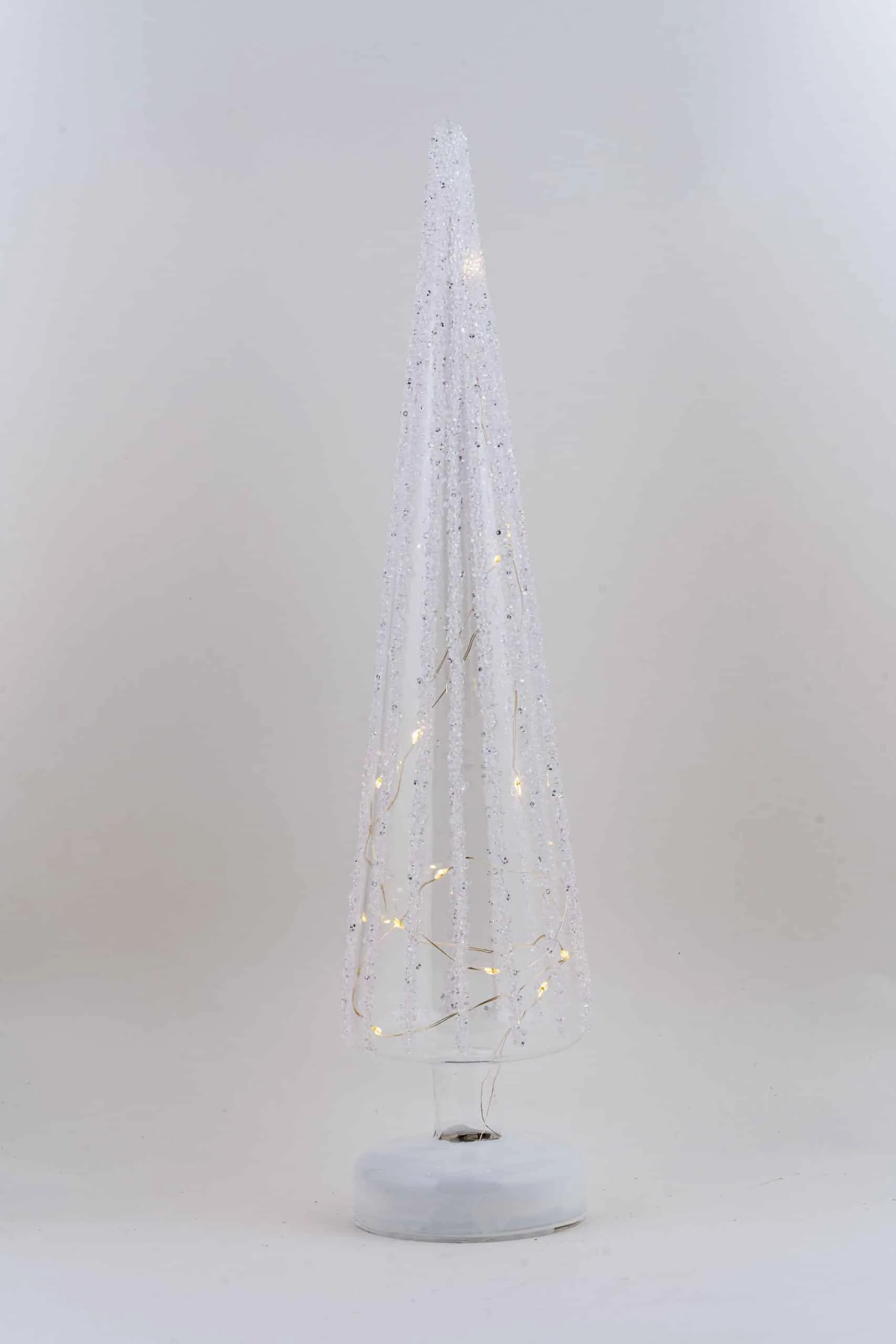 LED Christmas Tree with Vertical White Shards - Image 2