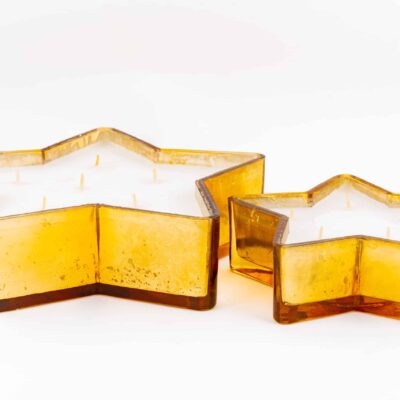 Balsamic Candle in Gold Star