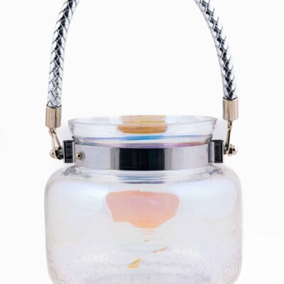 Lantern in Clear Silver