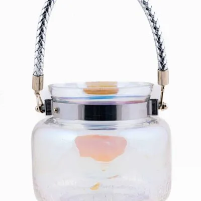 Lantern in Clear Silver