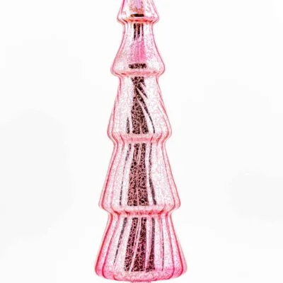 Ribbed Christmas Tree in Pink