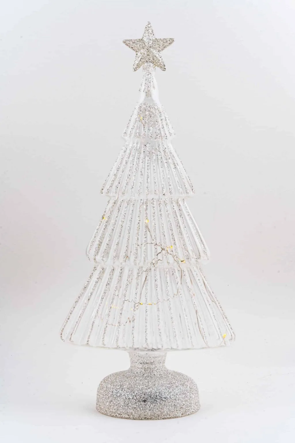 LED Ribbed Christmas Tree in Clear - Image 4