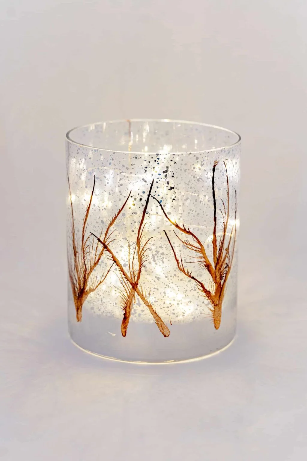 LED White Forest Pot