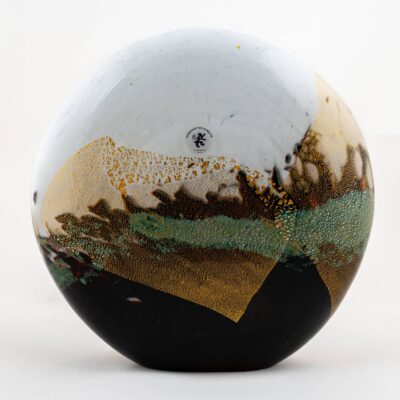 Flat Round Lamp - Sunset in the Desert