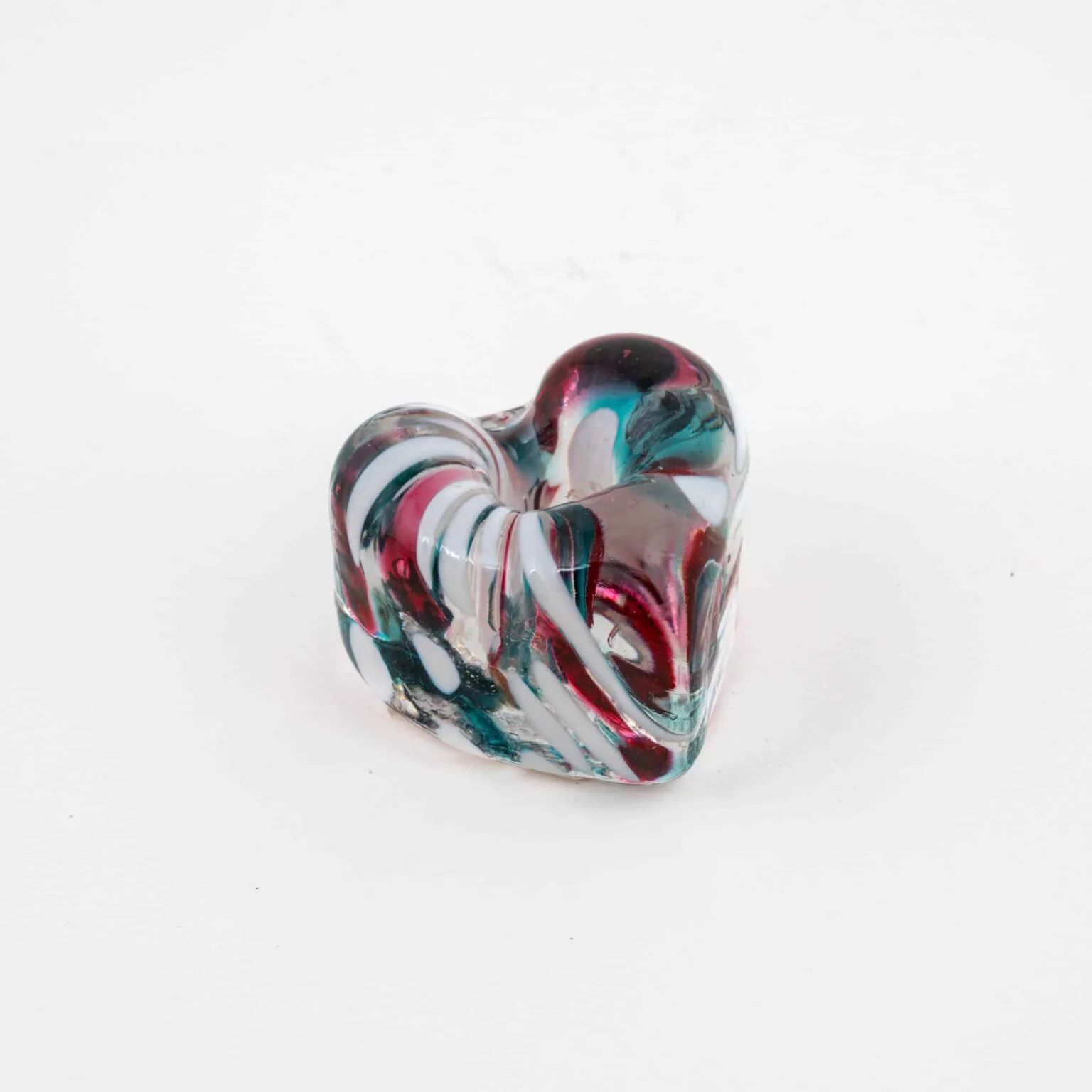 Glass Heart Candle Holder - Image 3
