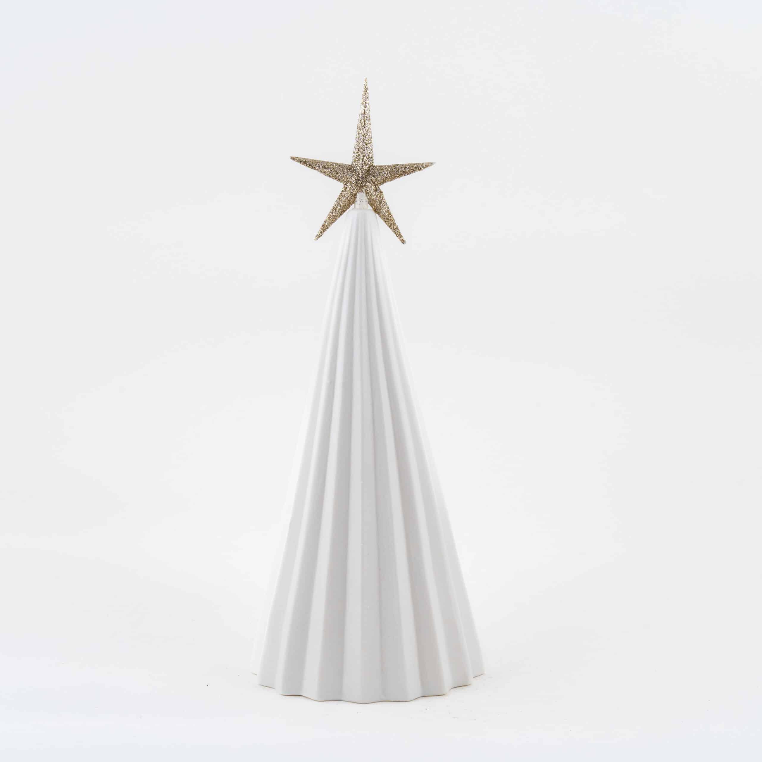 LED Gold Star Ceramic Tree - Image 3