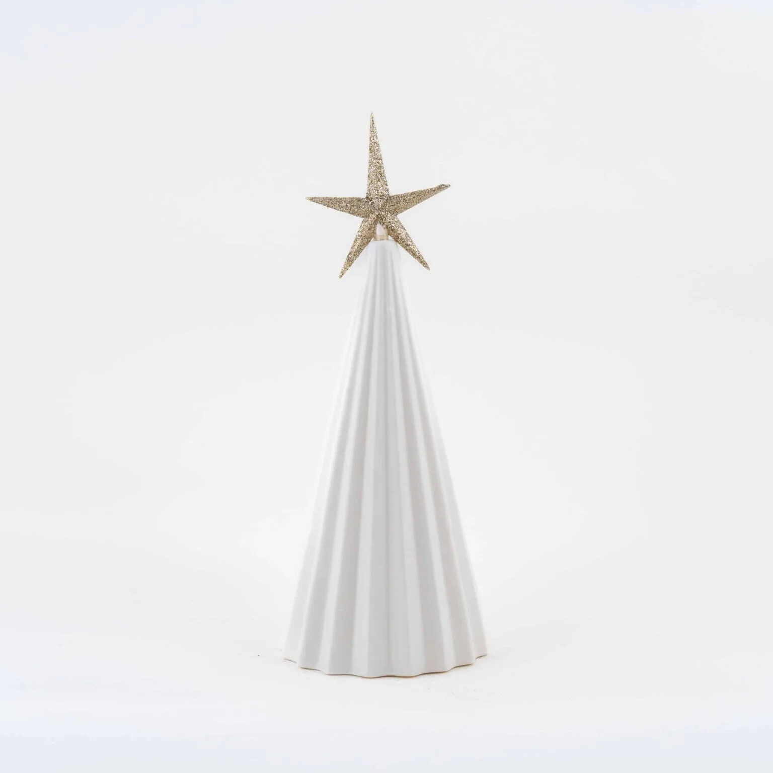 LED Gold Star Ceramic Tree - Image 4