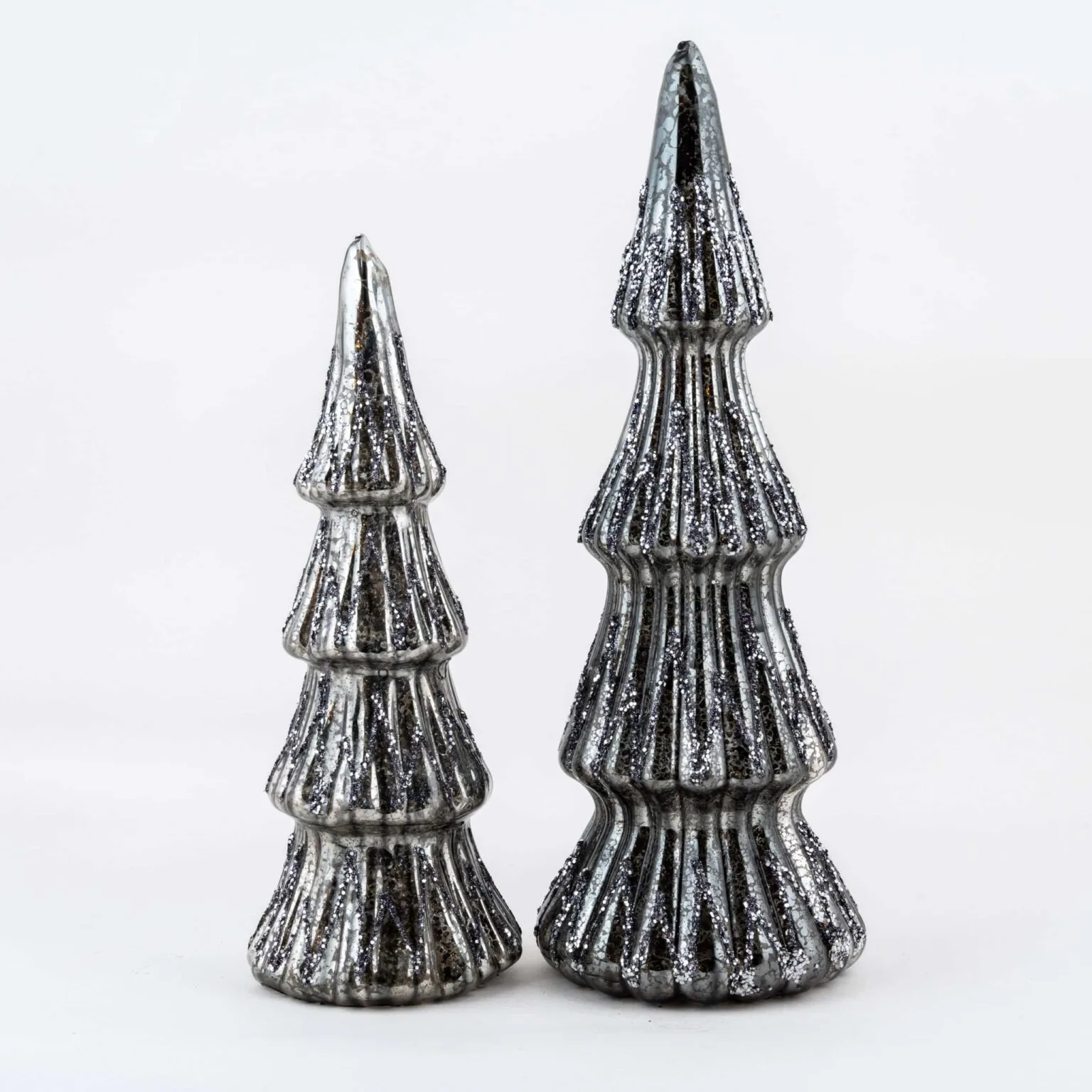 LED Silver Christmas Tree - Image 2