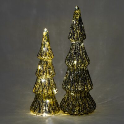LED Silver Christmas Tree