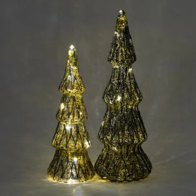 LED Silver Christmas Tree