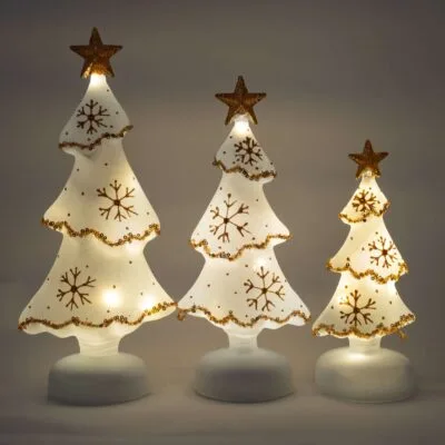 LED Rose Gold White Tree