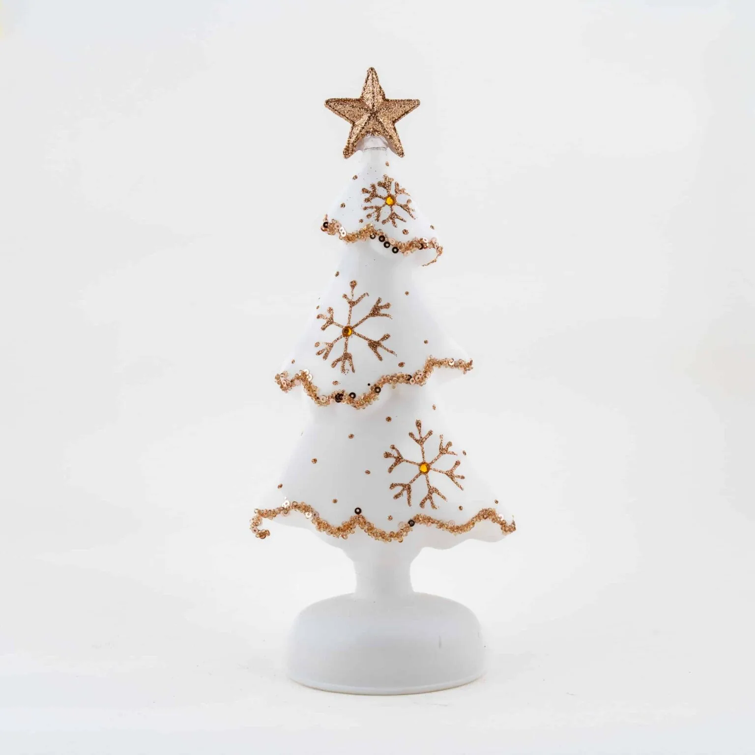 LED Rose Gold White Tree - Image 4