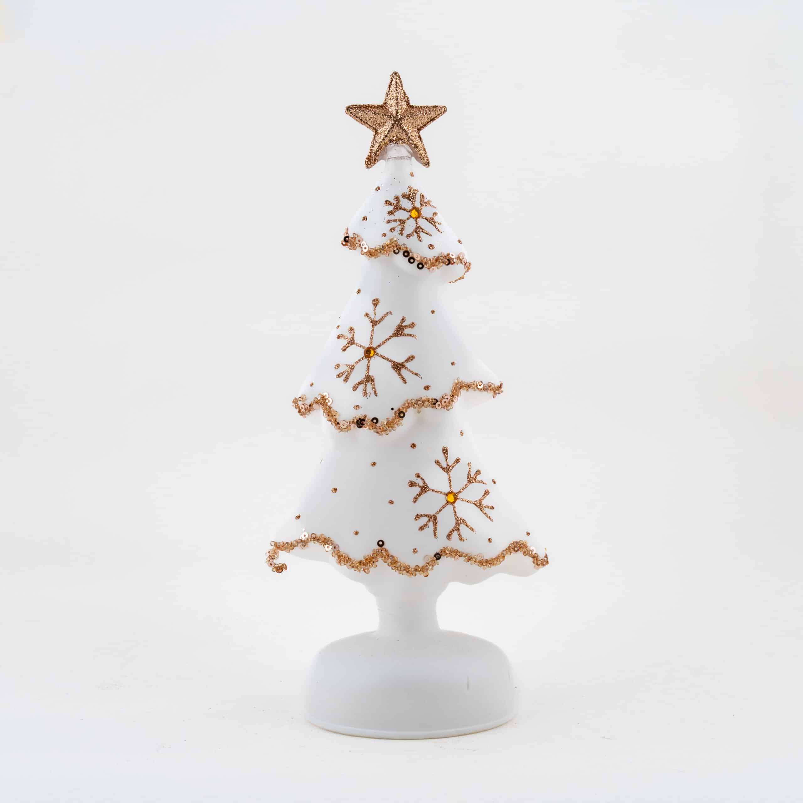 LED Rose Gold White Tree - Image 4