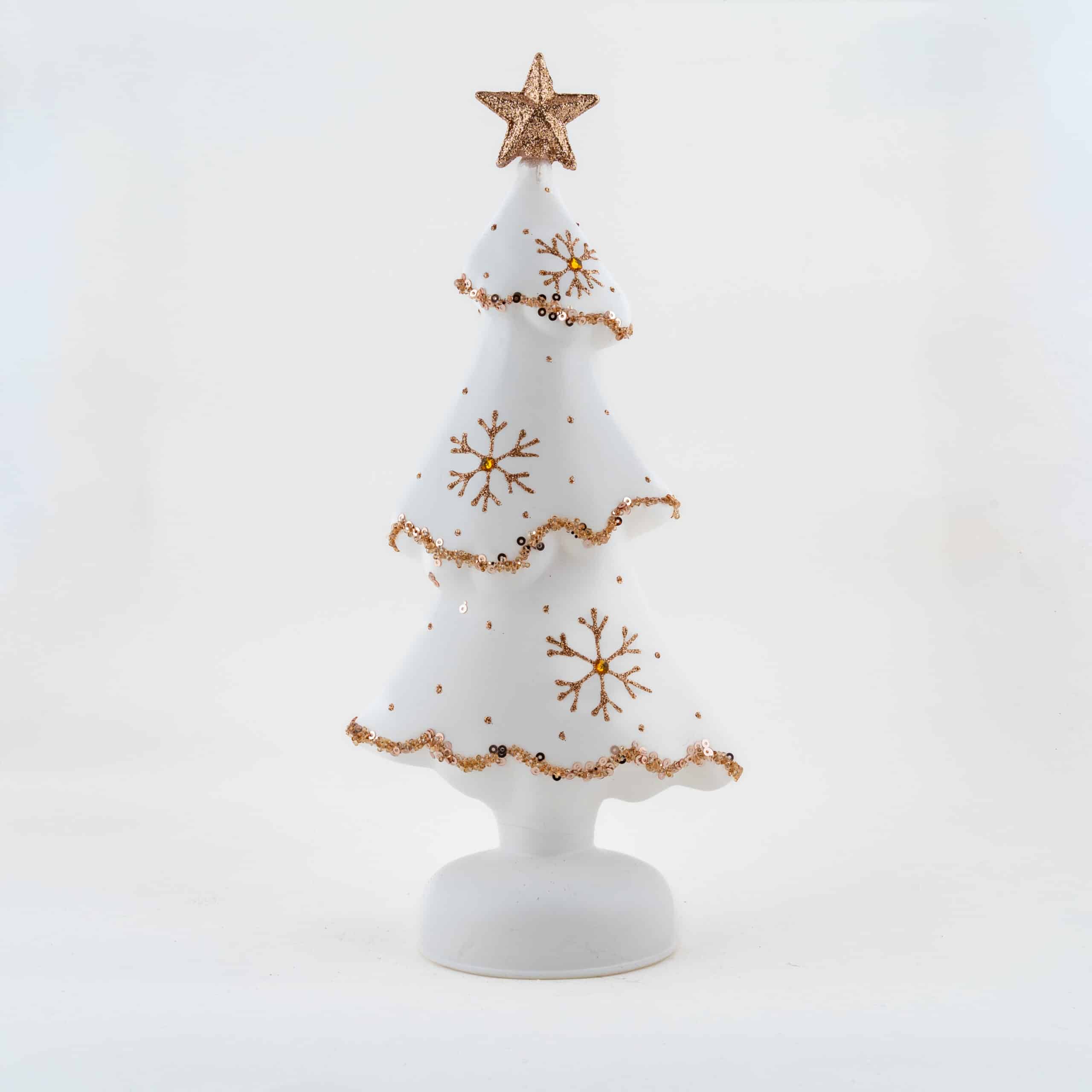 LED Rose Gold White Tree - Image 3