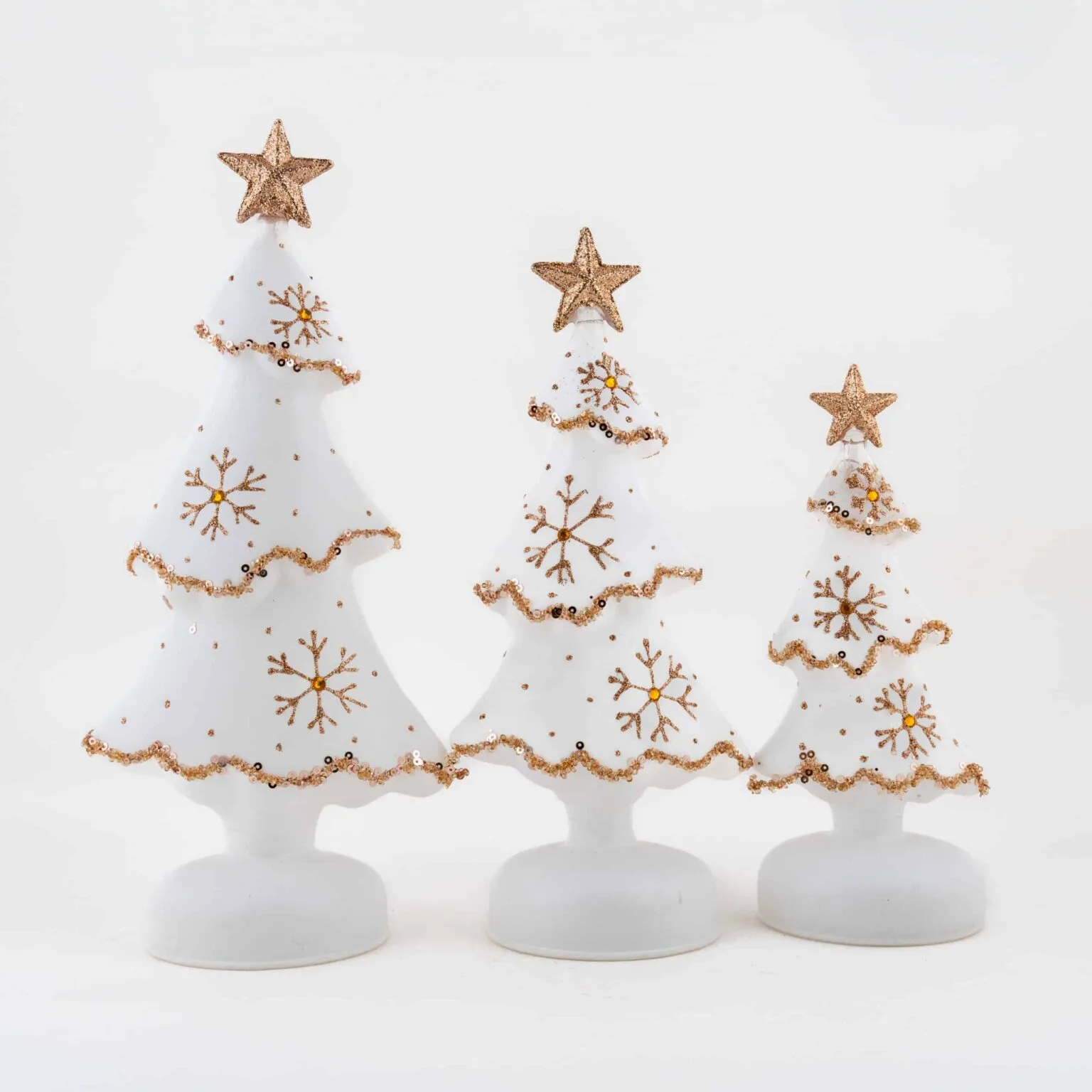 LED Rose Gold White Tree - Image 2