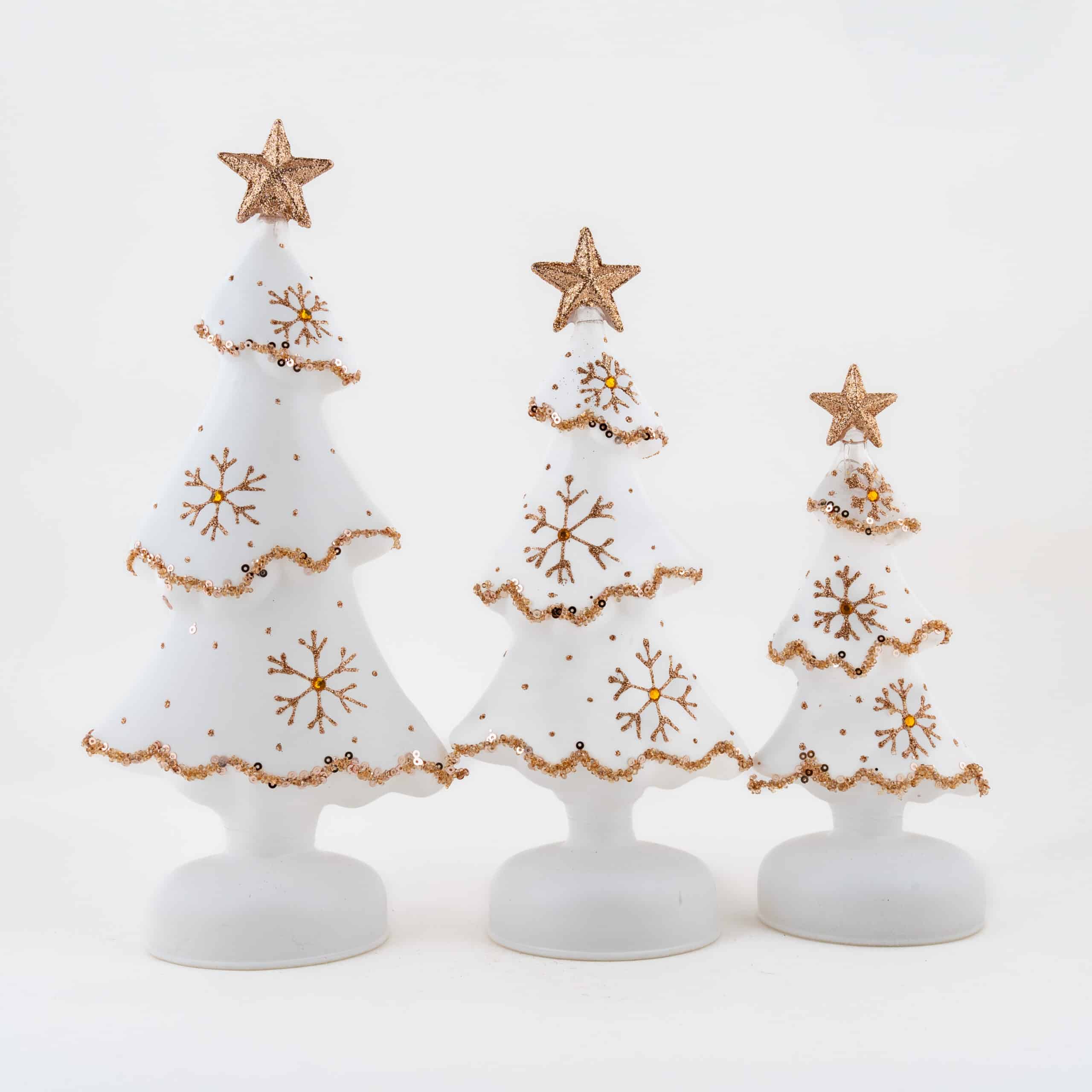 LED Rose Gold White Tree - Image 2