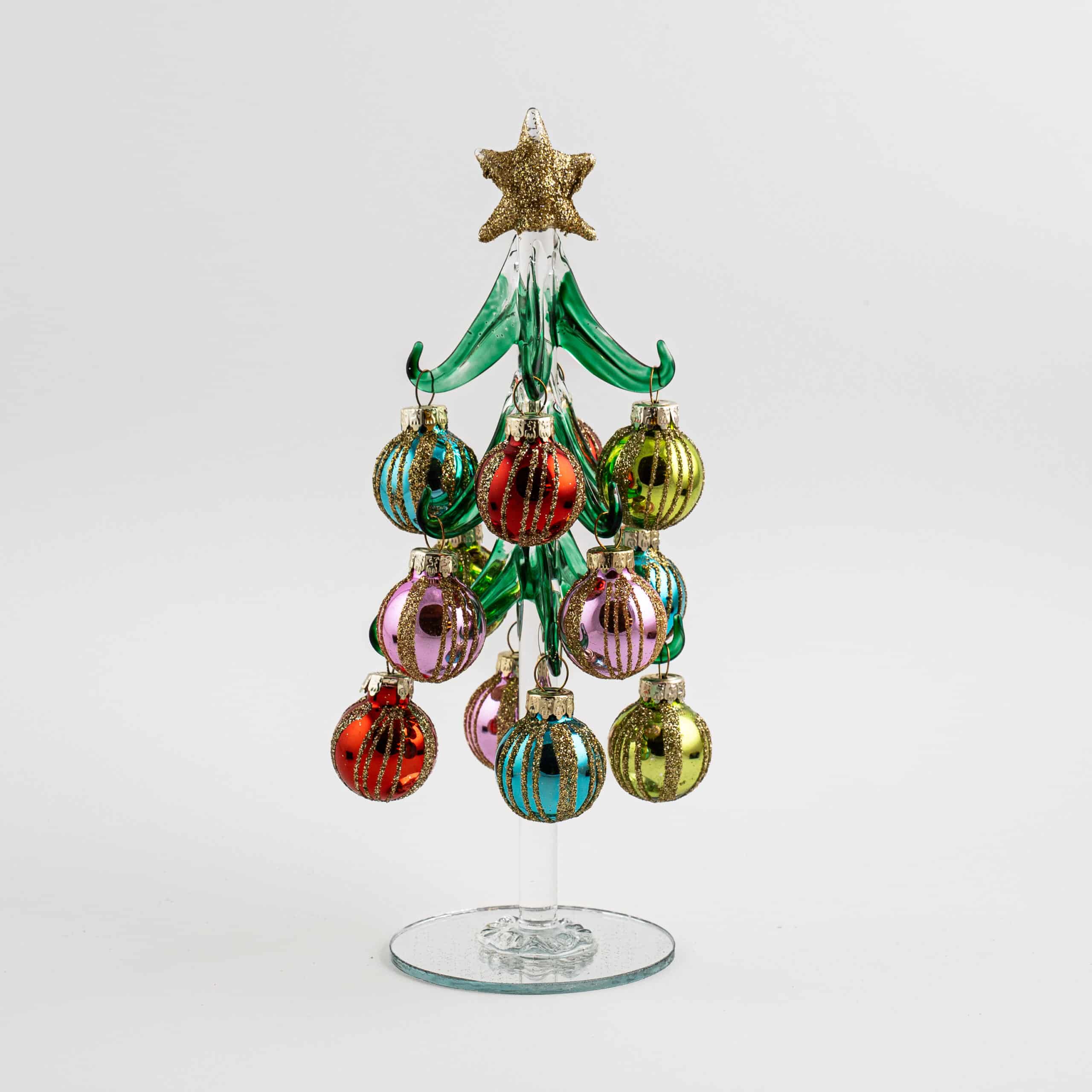 Christmas Tree with Vertical Glitter Stripes - Image 3
