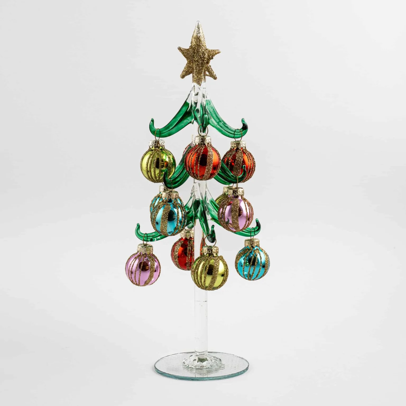 Christmas Tree with Vertical Glitter Stripes - Image 4