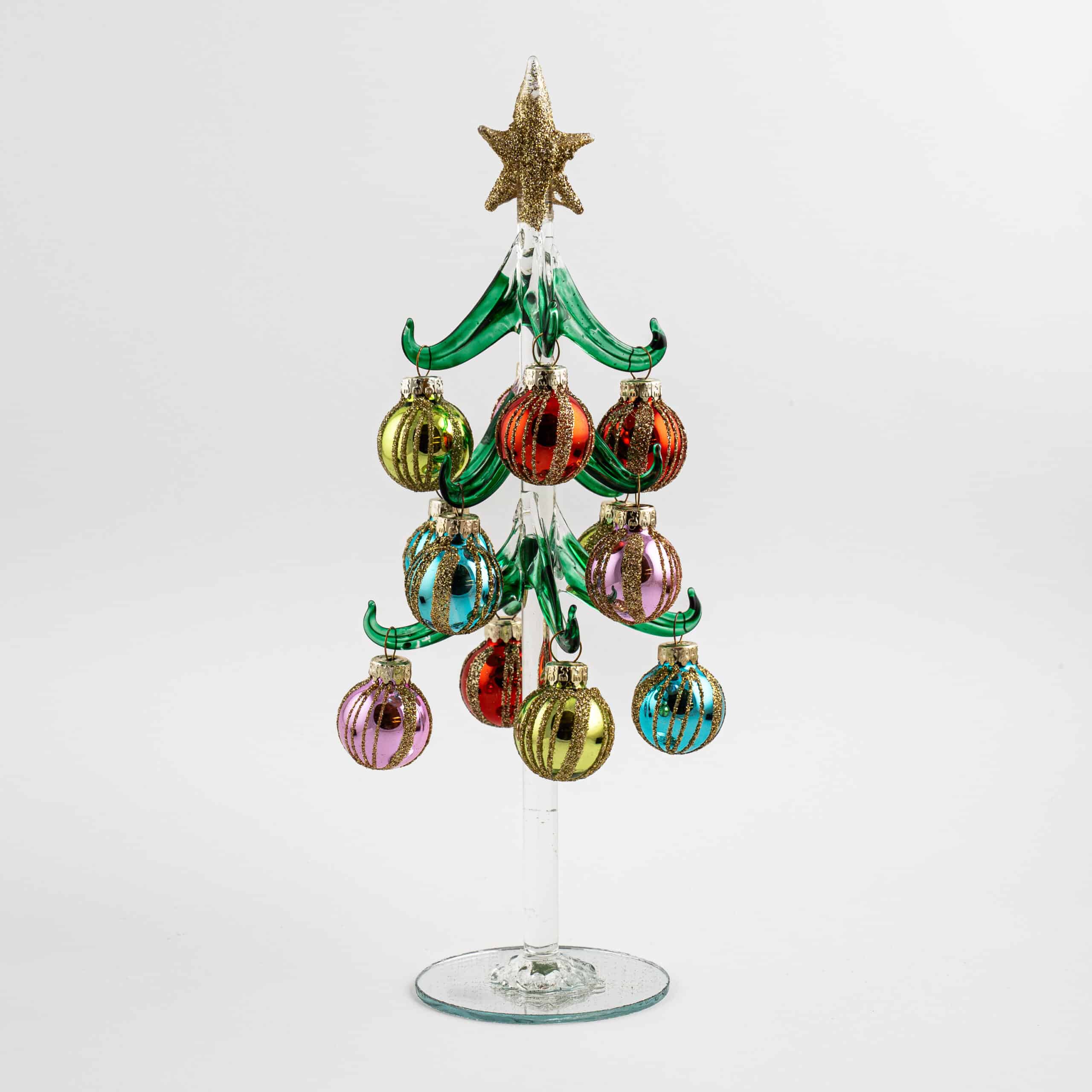 Christmas Tree with Vertical Glitter Stripes - Image 4