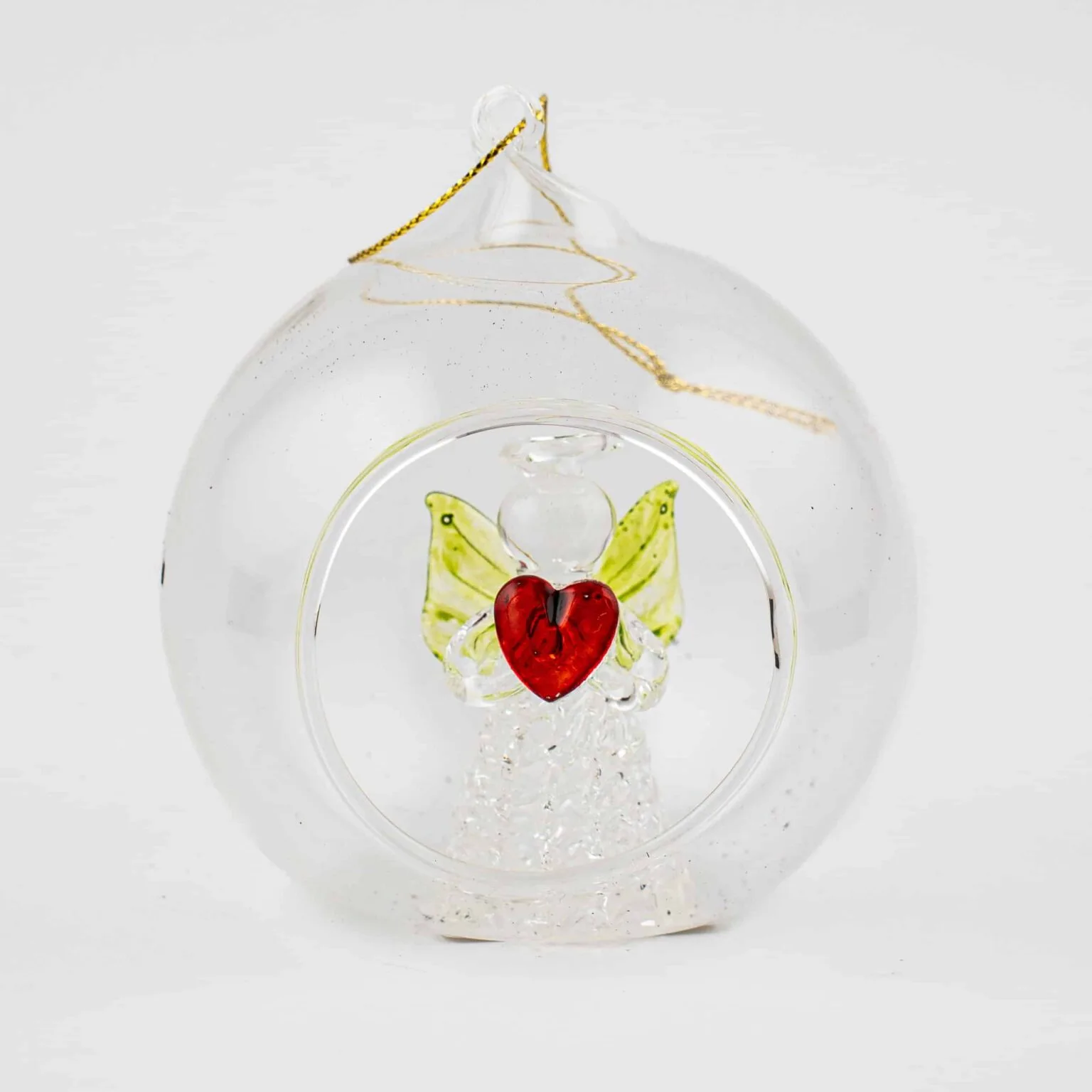 Coloured Angel Ornament in Bauble - Image 6