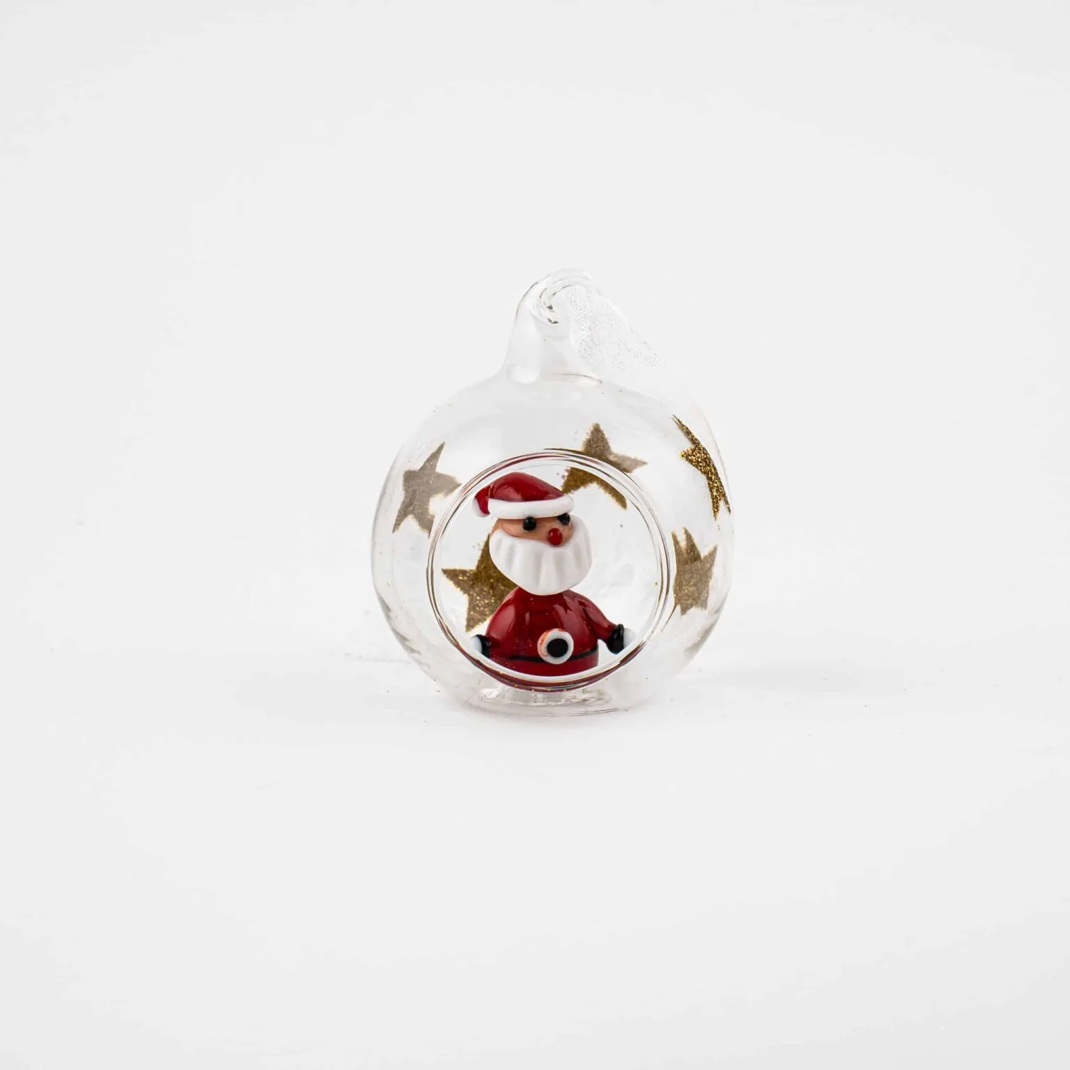 Santa, Snowman or Tree in Miniature Bauble - Image 2