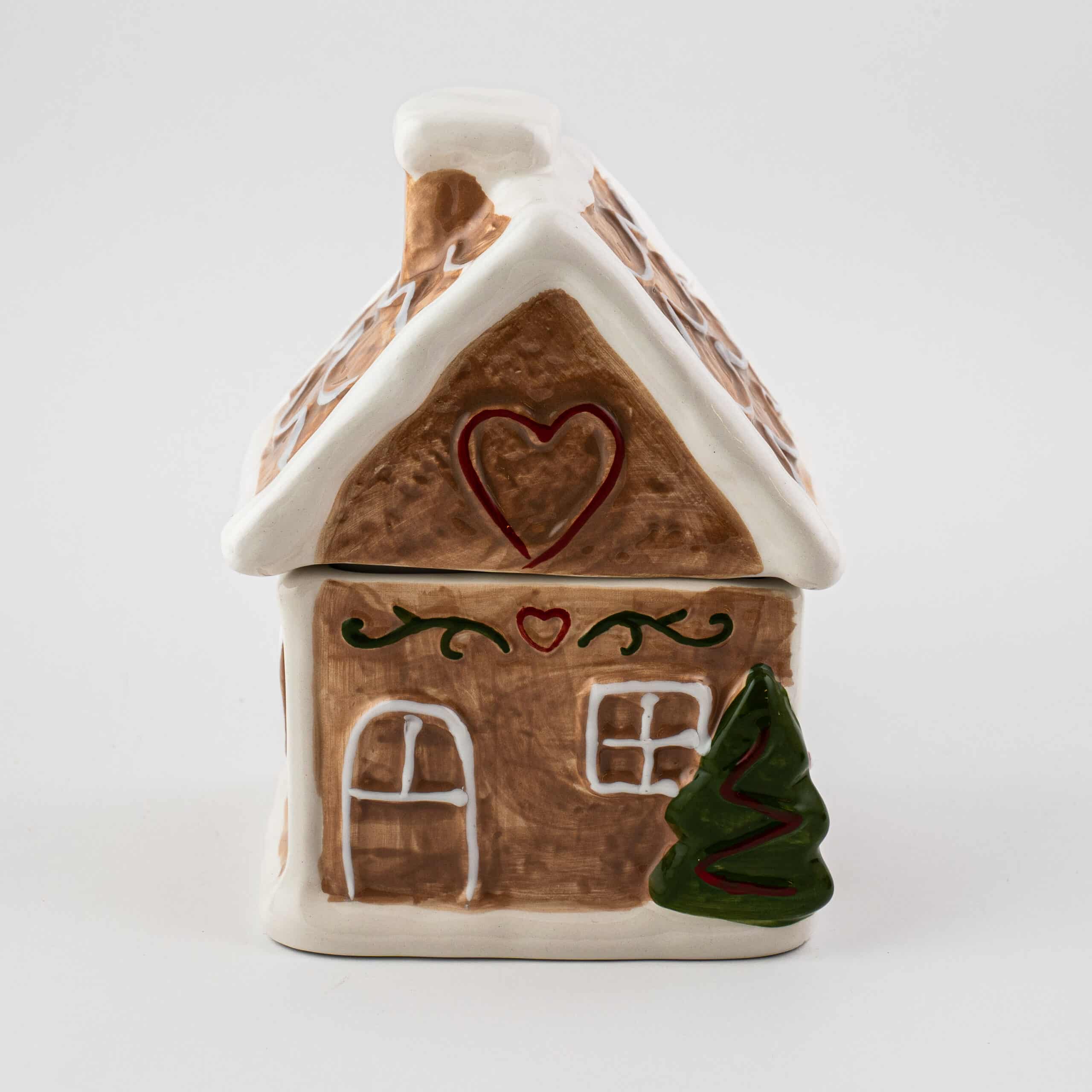 Ceramic Gingerbread House Jars - Image 2