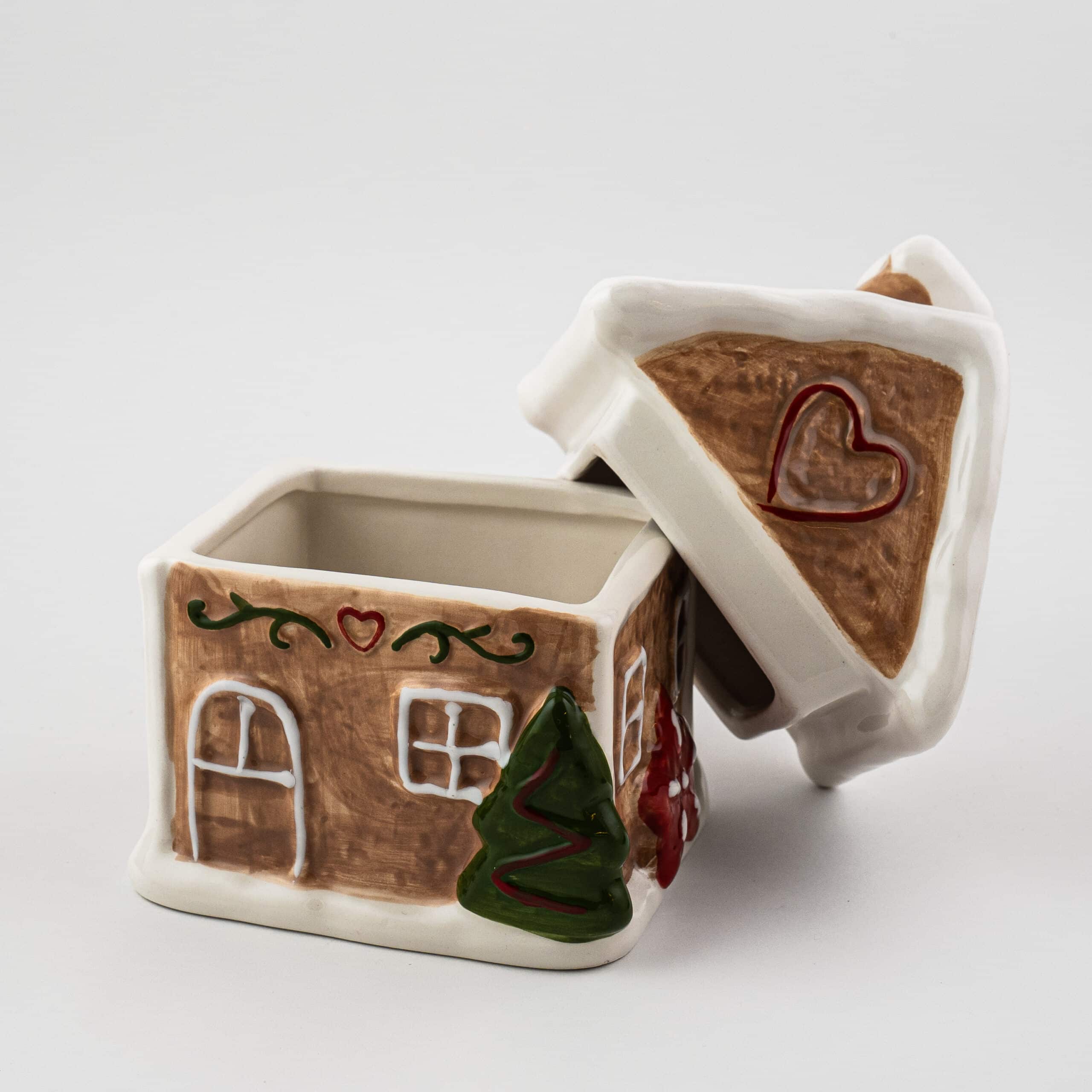 Ceramic Gingerbread House Jars - Image 3