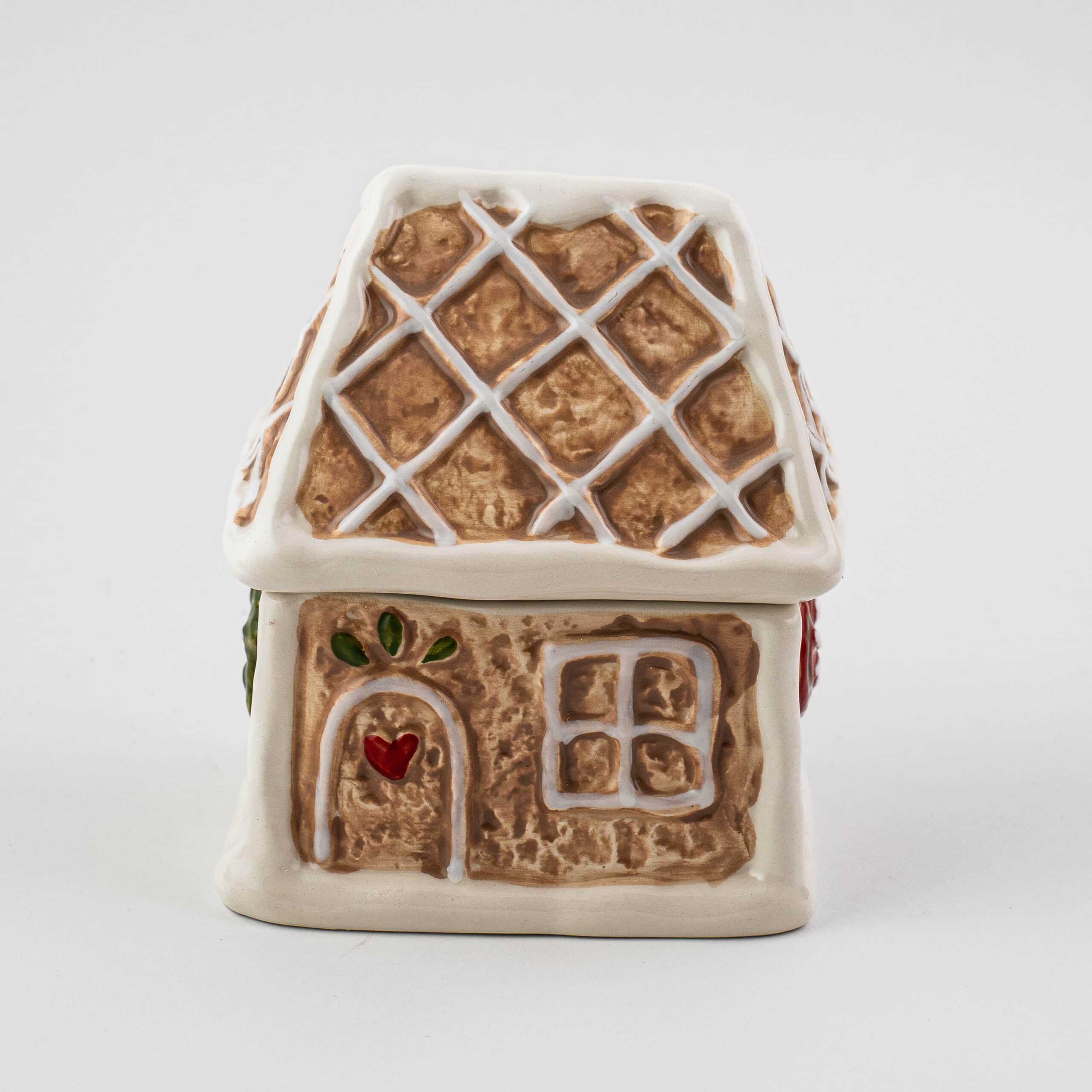 Ceramic Gingerbread House Jars - Image 4