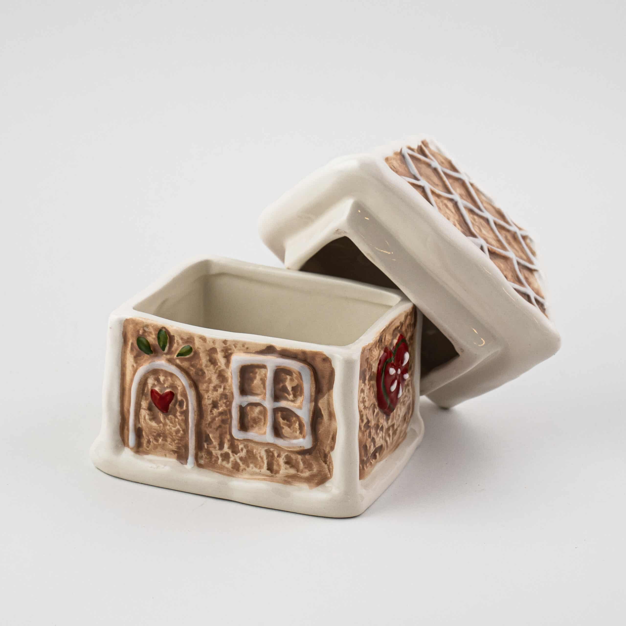 Ceramic Gingerbread House Jars - Image 5