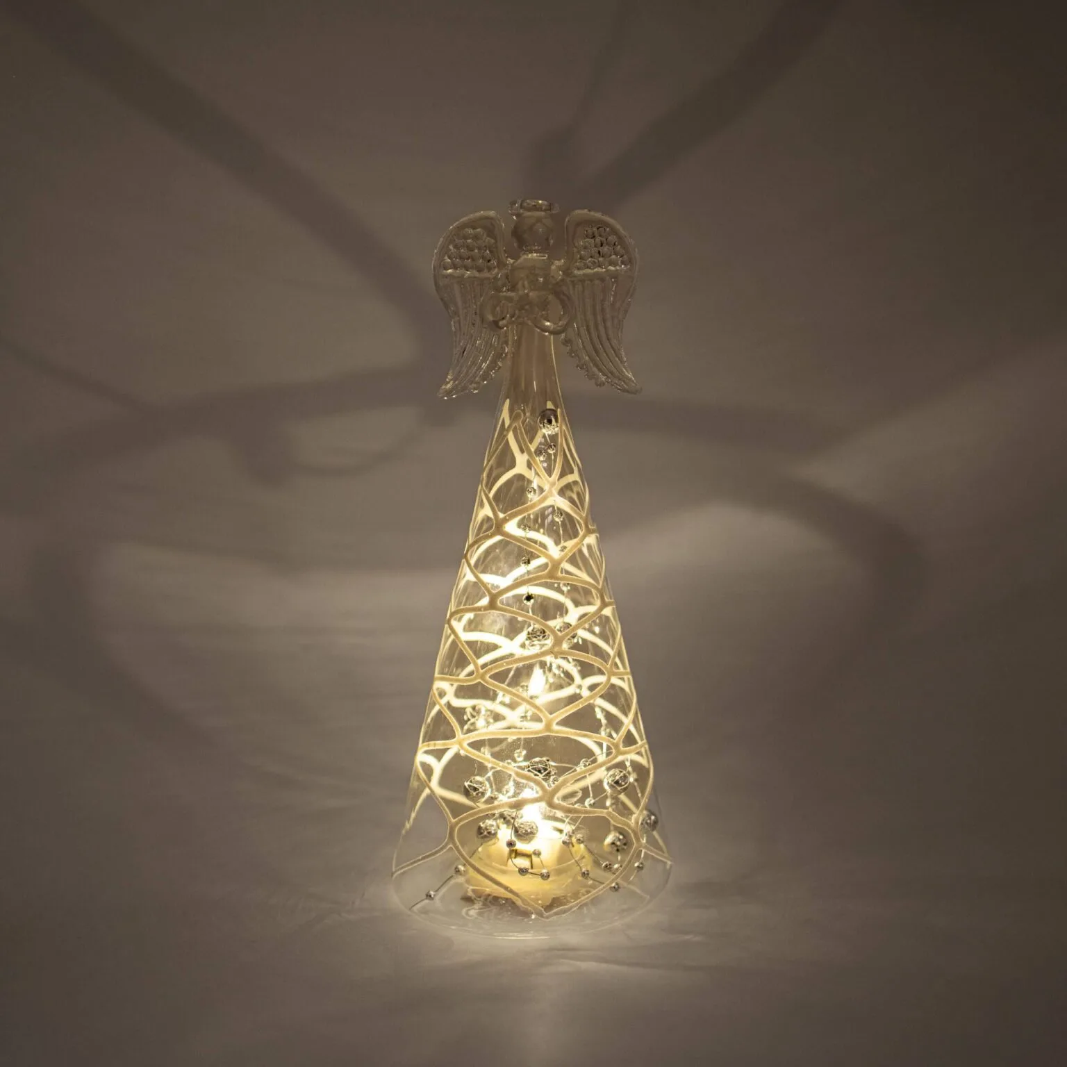 LED Clear Angel with White Stripes - Image 4