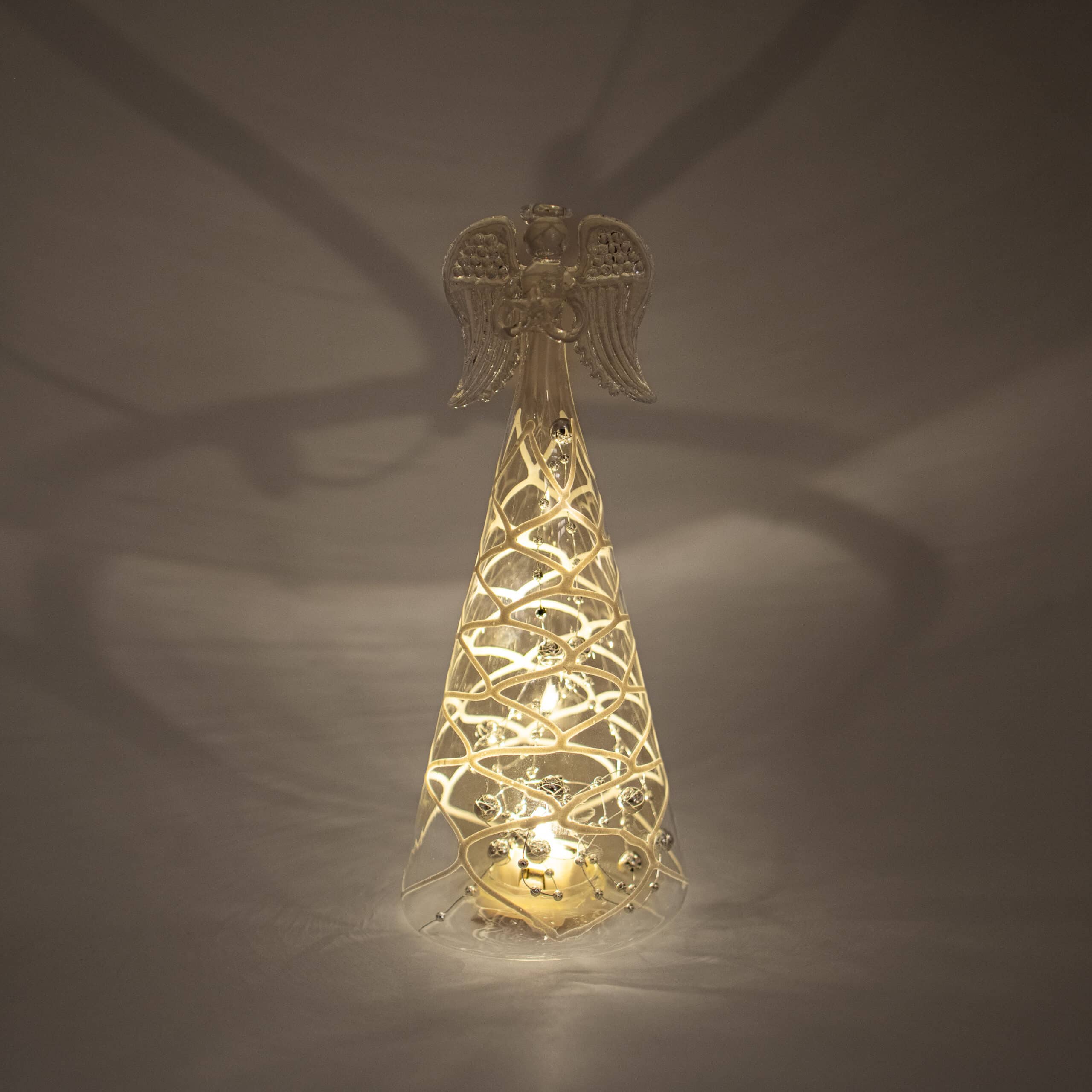 LED Clear Angel with White Stripes - Image 4