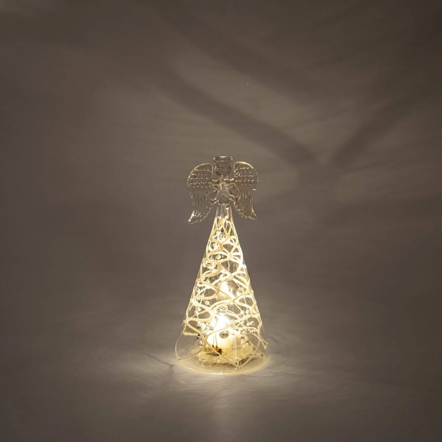 LED Clear Angel with White Stripes - Image 6