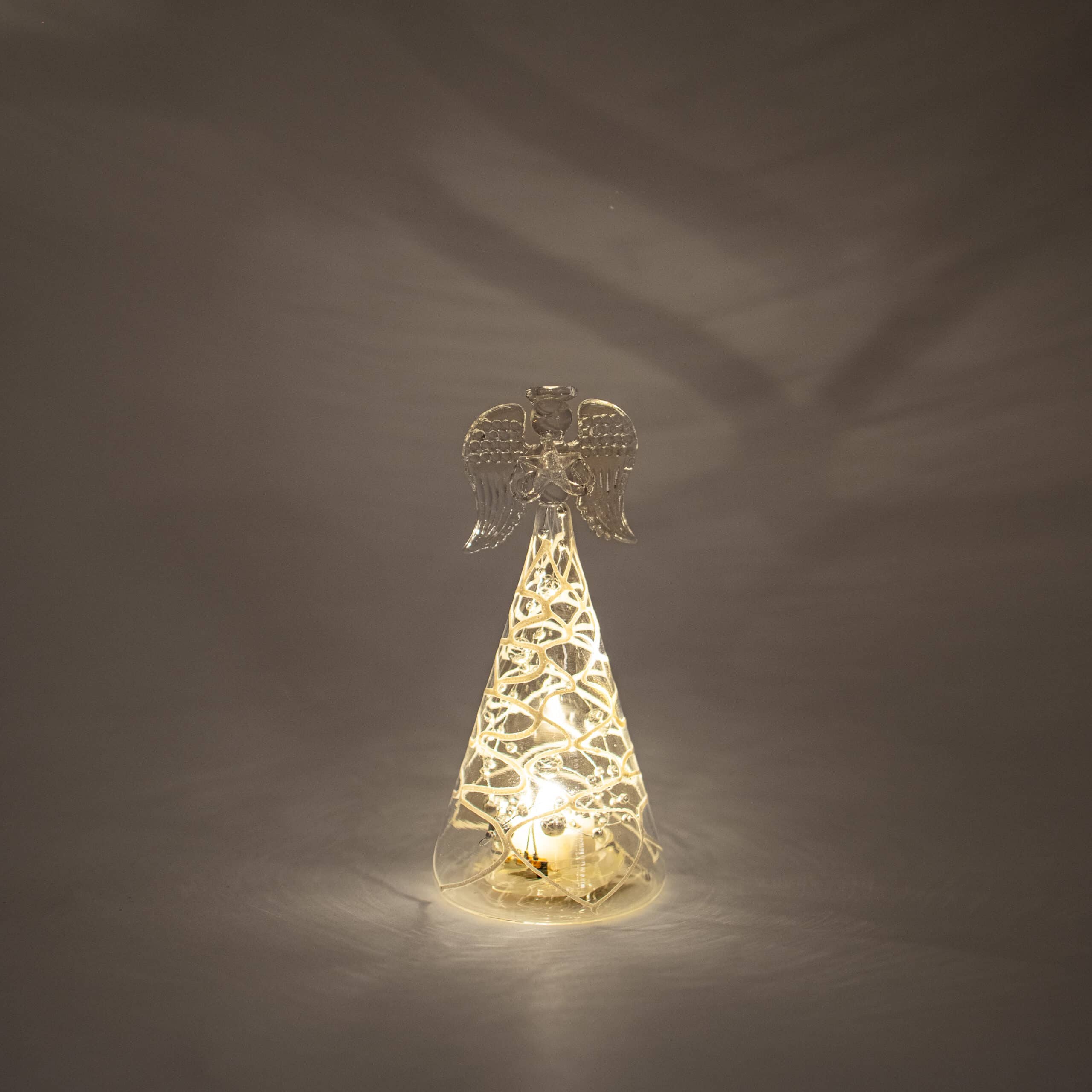 LED Clear Angel with White Stripes - Image 6