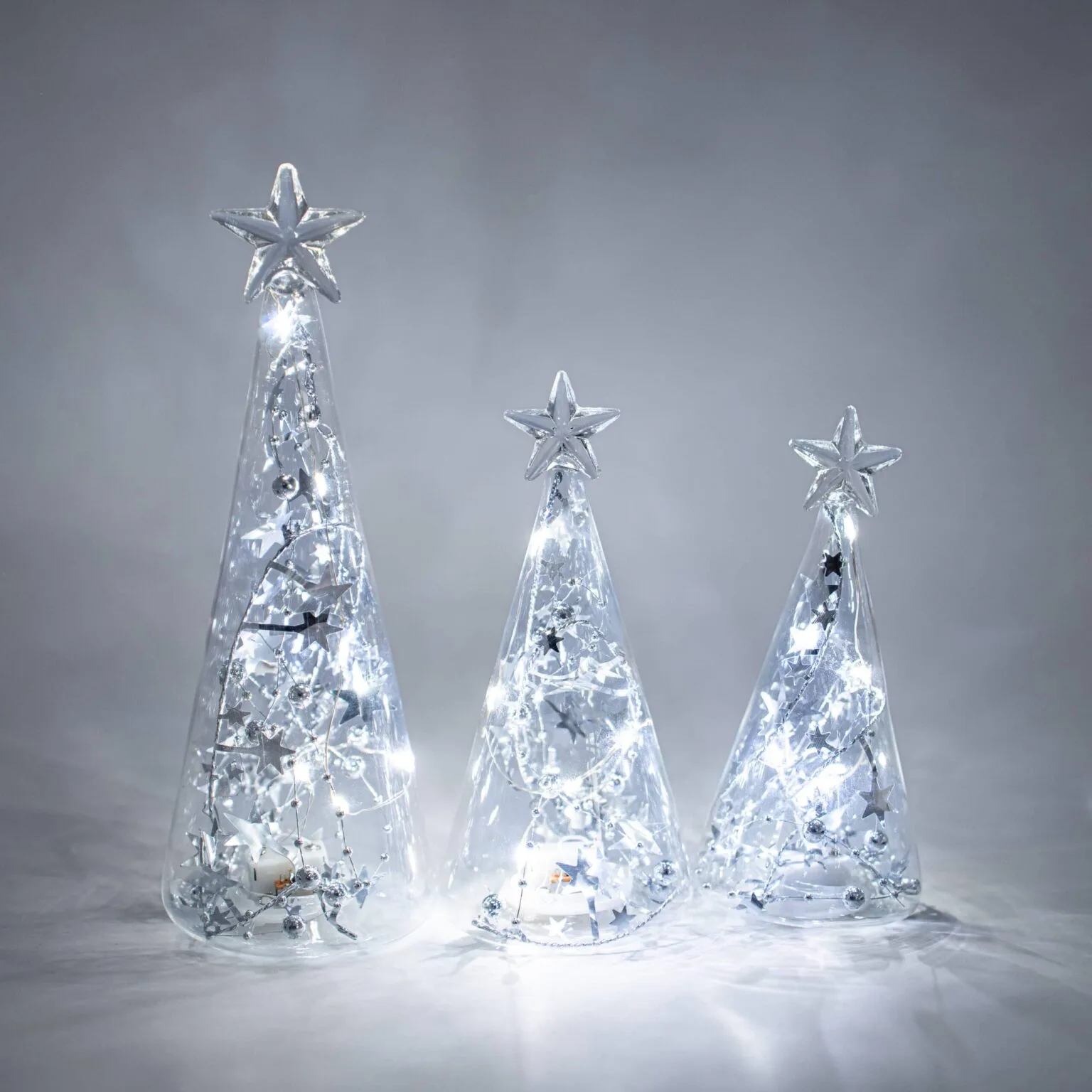 Clear LED Christmas Tree