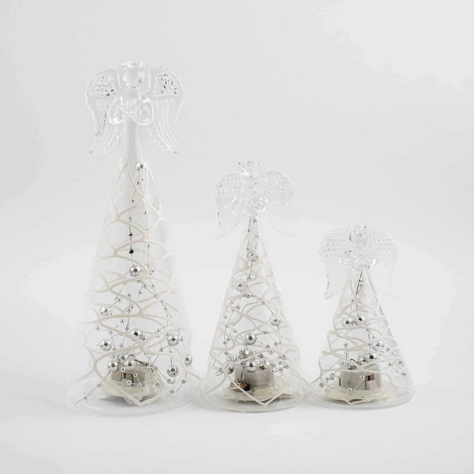 LED Clear Angel with White Stripes - Image 2