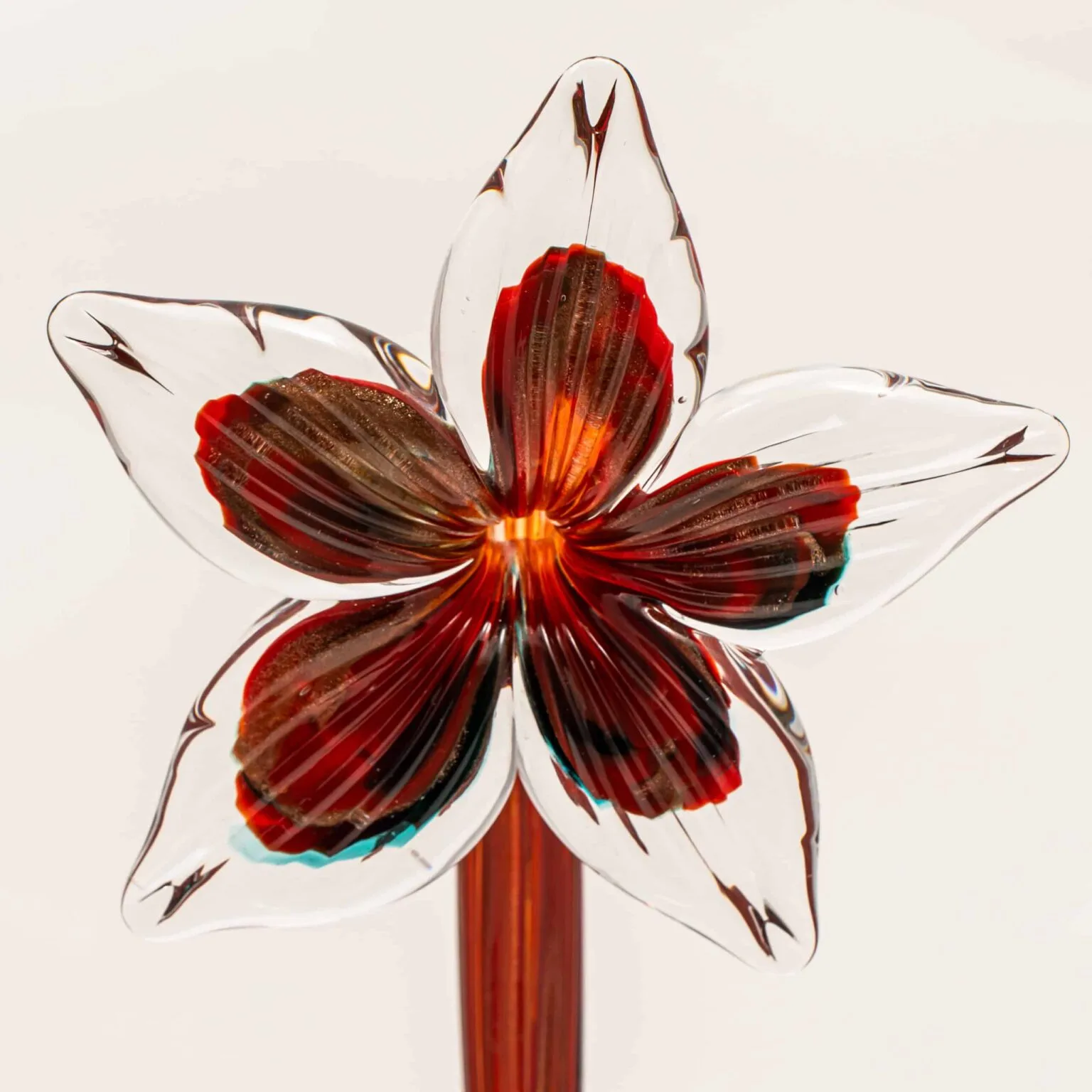 Hand Blown Glass Flowers - Image 6