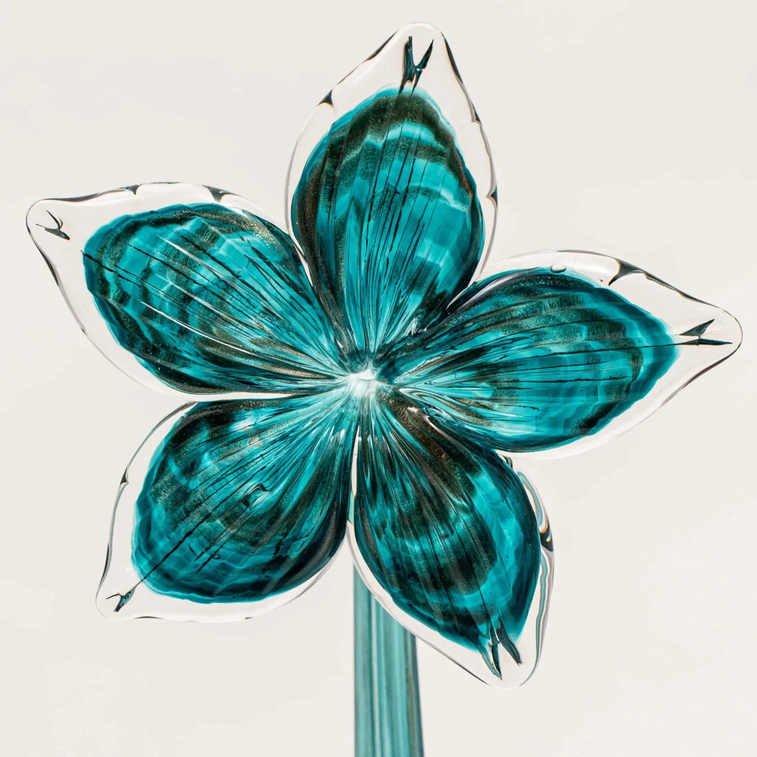 Hand Blown Glass Flowers - Image 5
