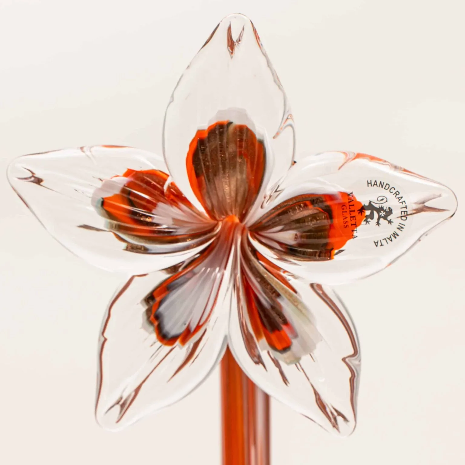 Hand Blown Glass Flowers - Image 3