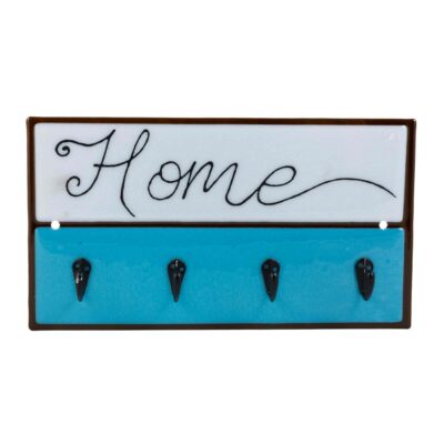 Hand Blown Glass Key Holder