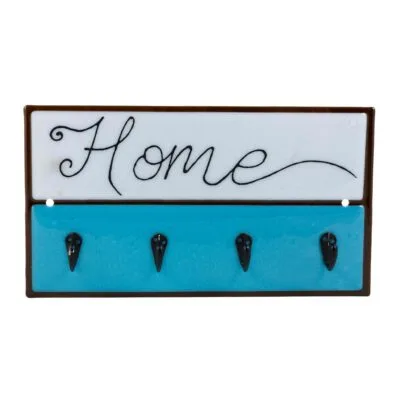 Hand Blown Glass Key Holder