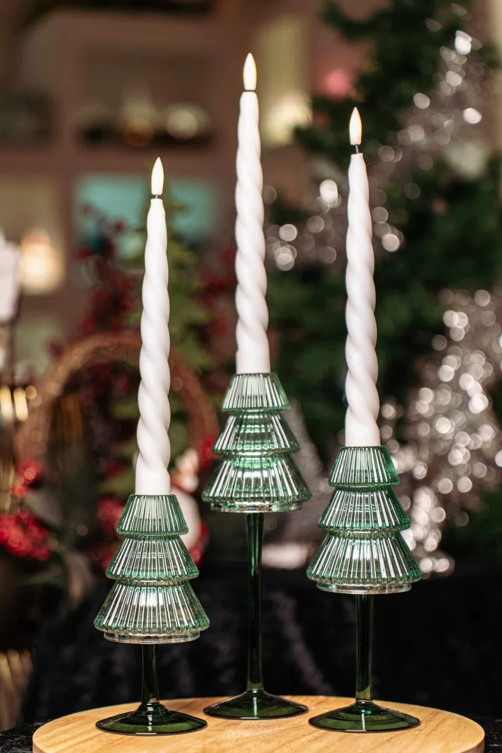 Light Green Candle Holder