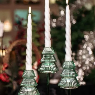 Light Green  Candle Holder