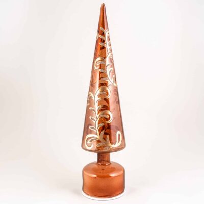 Lit Spinning Cinnamon Tree